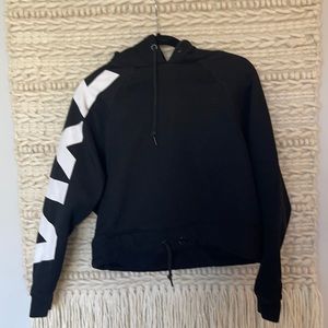 Black ZYIA sleeve hoodie